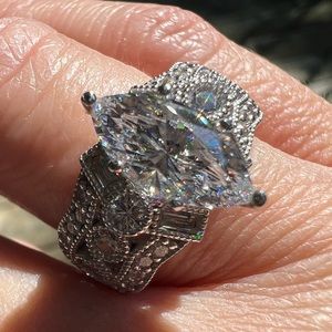 1.5ct “Absolute” Diamond Simulant Ring HSN